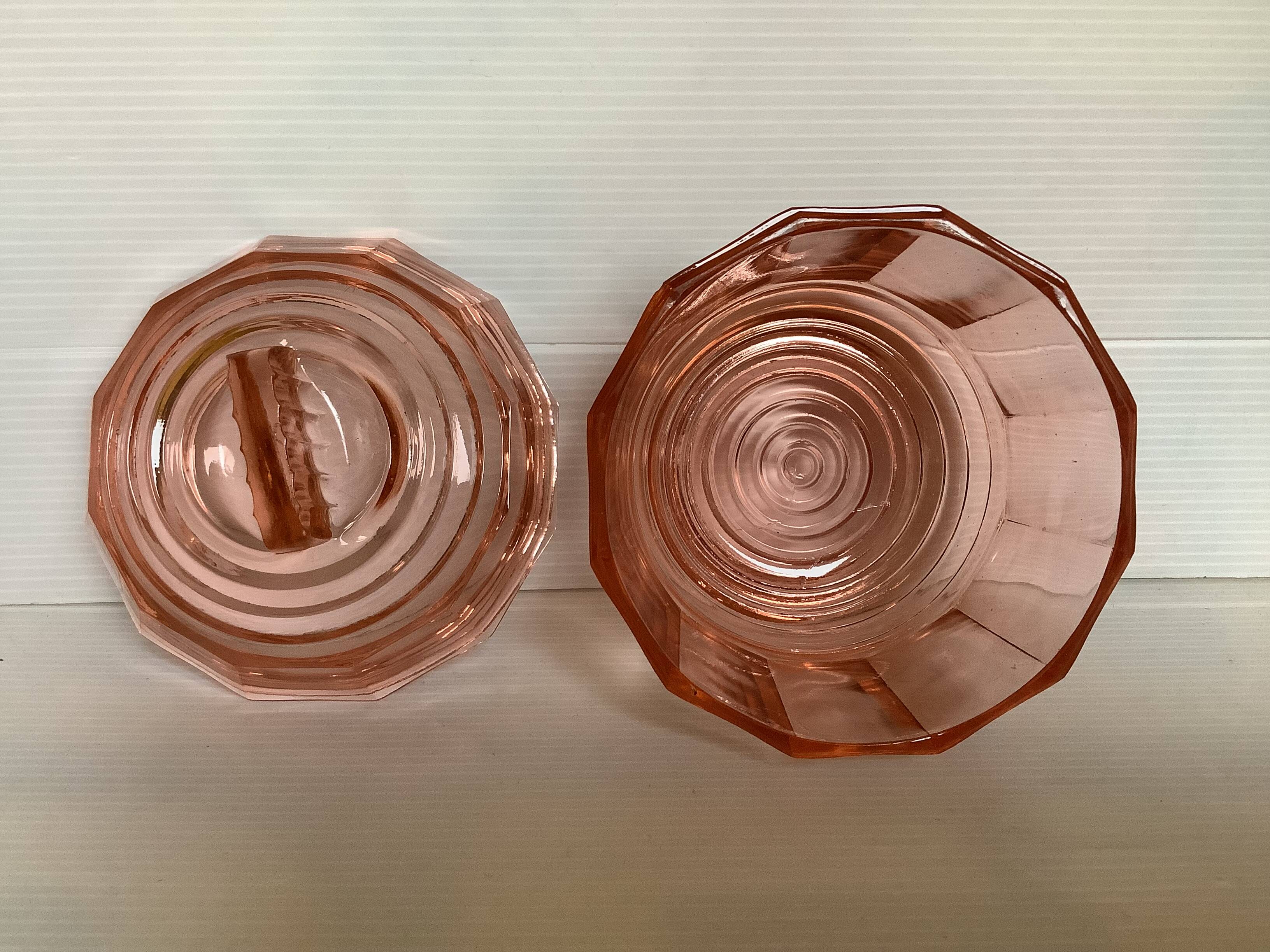 Rosaline style pink candy box sugar bowl