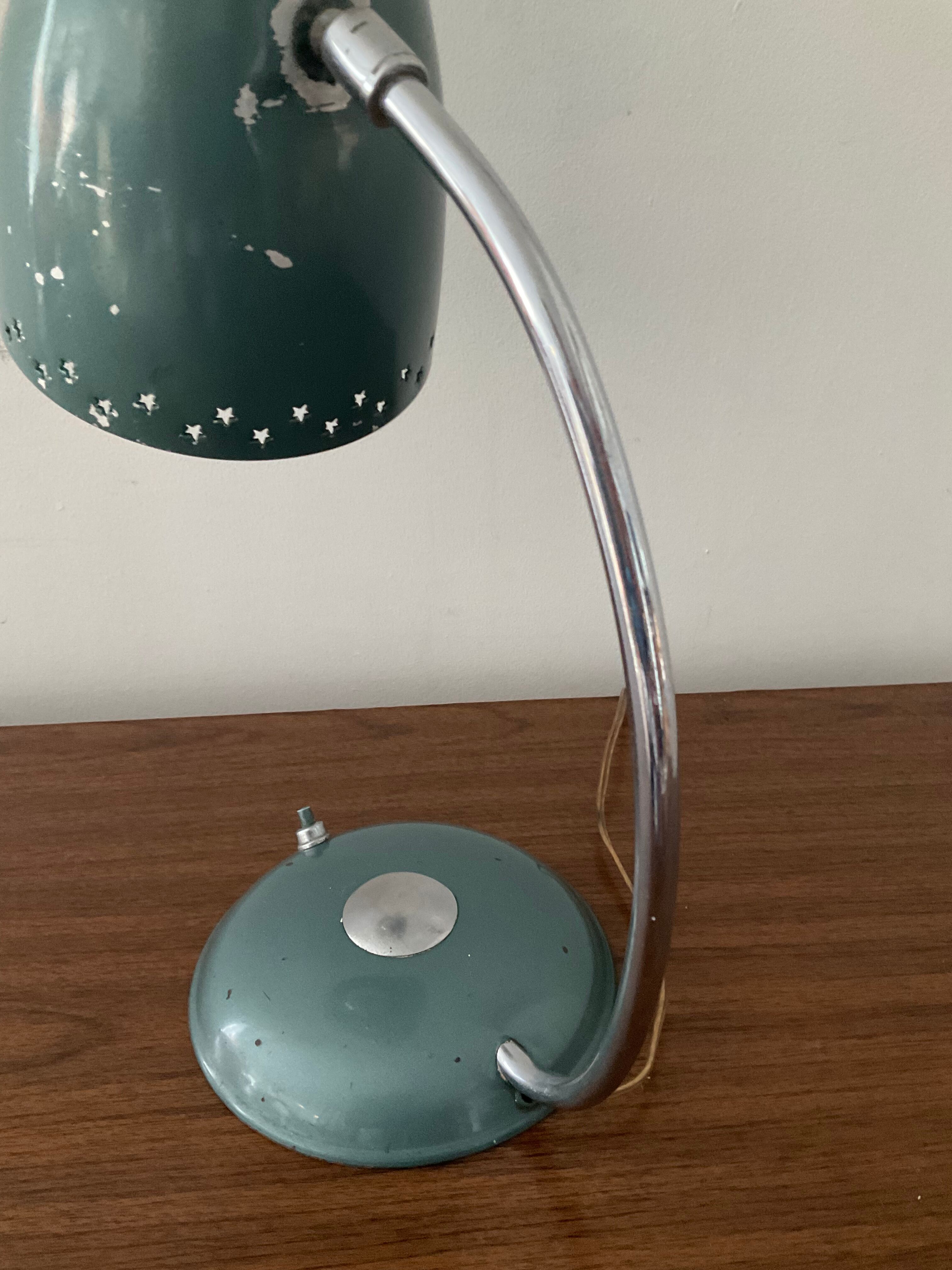 Lampe industrielle des années 50-60