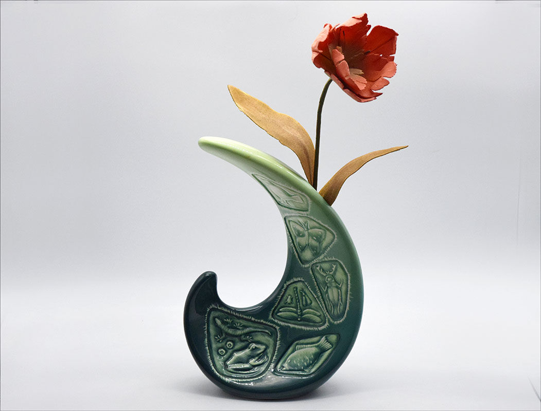 Italian ceramic vase, 1960s