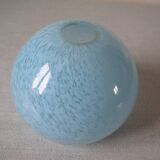 Old globe lampshade in speckled blue glass bedside lamp chandelier 10 cm 07