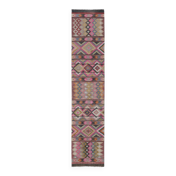 Tapis de couloir turc vintage 76x372 cm
