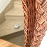 Rattan mirror 3 braids