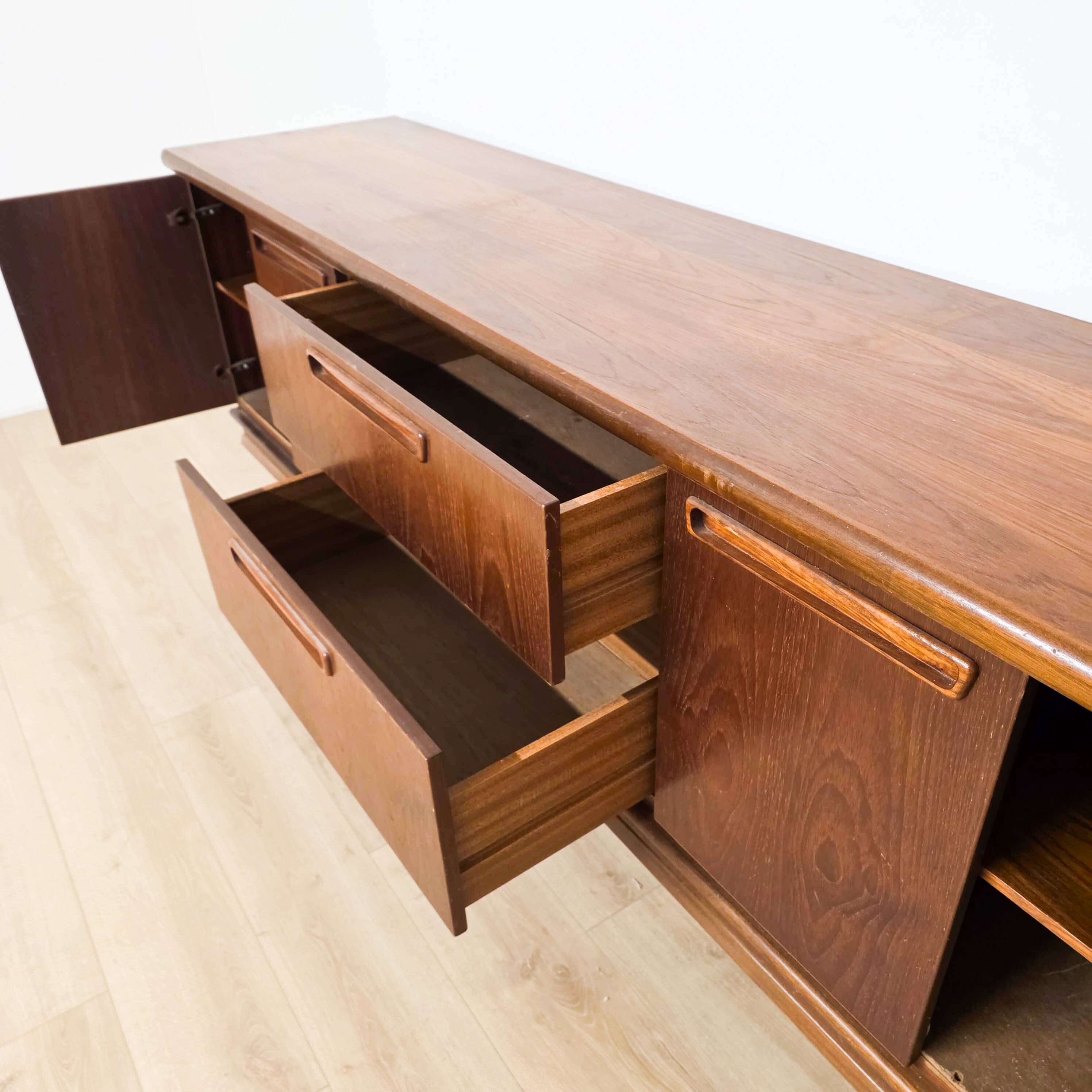 Enfilade scandinave en teck - années 1970