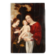 Ancient painting "The Mystic Marriage of Saint Catherine" 16th century