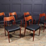 6 chairs model 71 by Niels Otto Moller