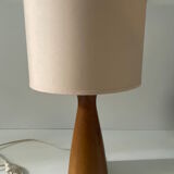 Ceramic lamp, Scandinavian spirit, wood pattern