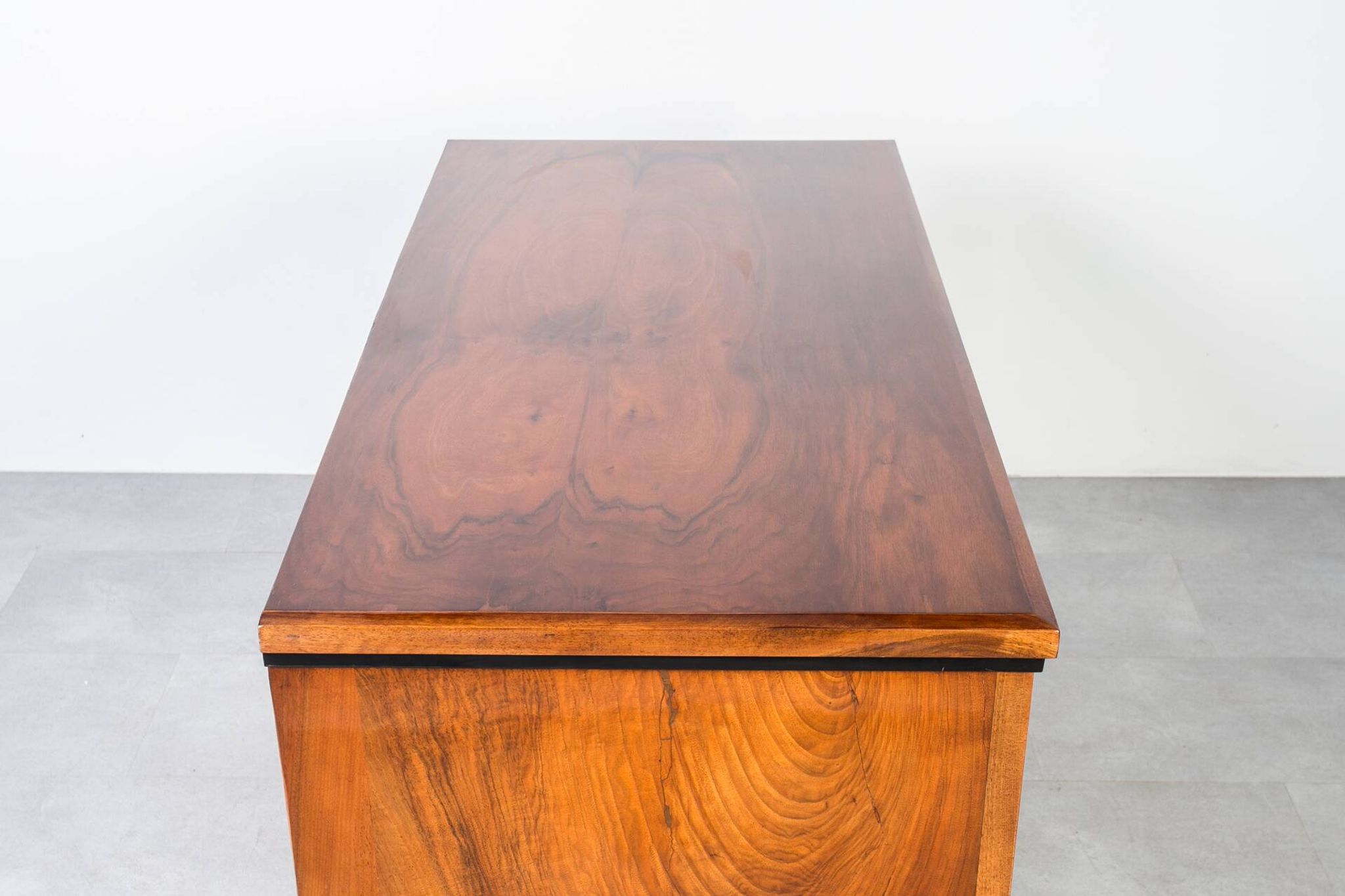 19th Century German Walnut Chest of Drawers – Fully Restored, French Polish