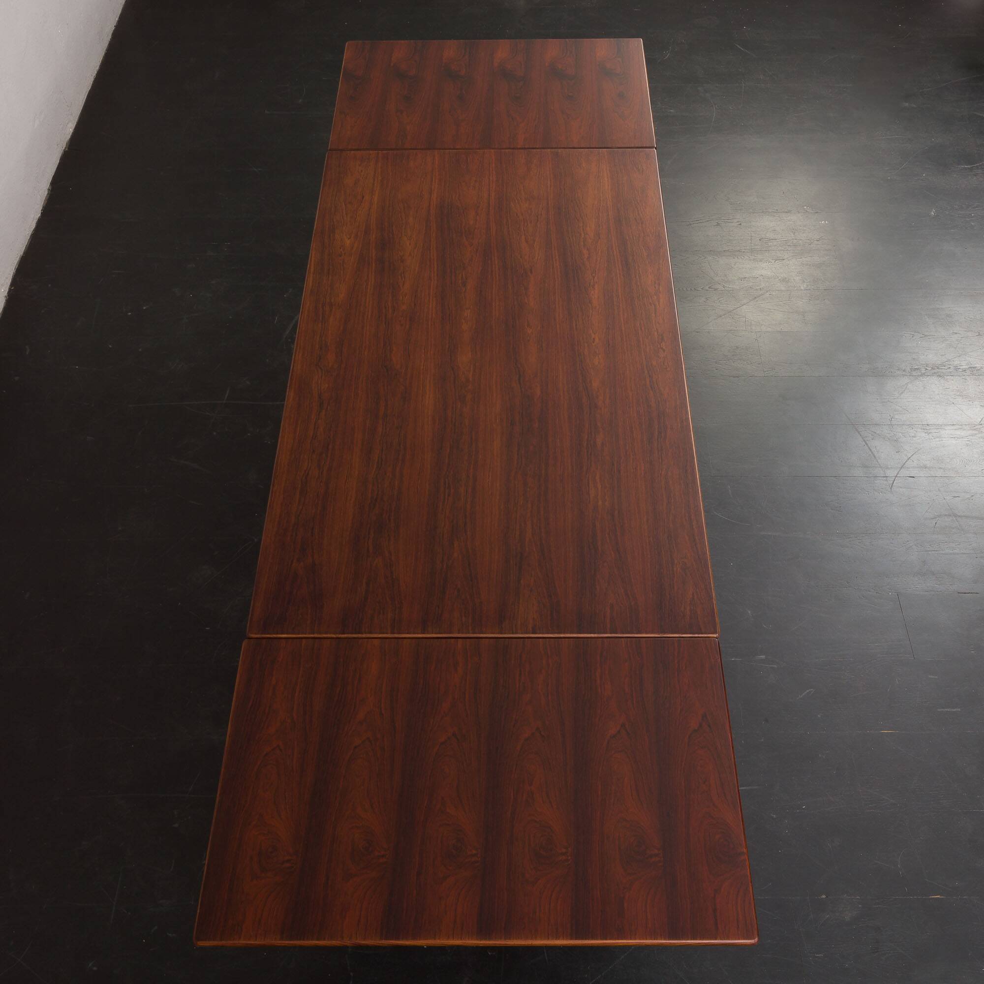 Mid-century Extendable Rosewood Dining Table, Model 10, Johannes Andersen for Hans Bech, Denmark, 19