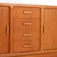 Tambour door sideboard by Johannes Andersen for C.F.C. Silkeborg, Denmark