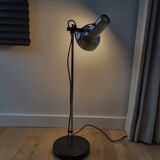 Vintage floor lamp from the mid-century, chrome, presumably 1970s.