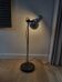 Vintage floor lamp from the mid-century, chrome, presumably from the 1970s.