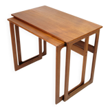 Set Of 2 Nesting Tables Model 219 Made In Teak By Johannes Andersen & Illum Wikkelsø From 1960s