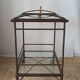 Vintage metal and glass server