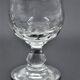 Old service of 6 wine glasses - crystal or cut glass - tableware