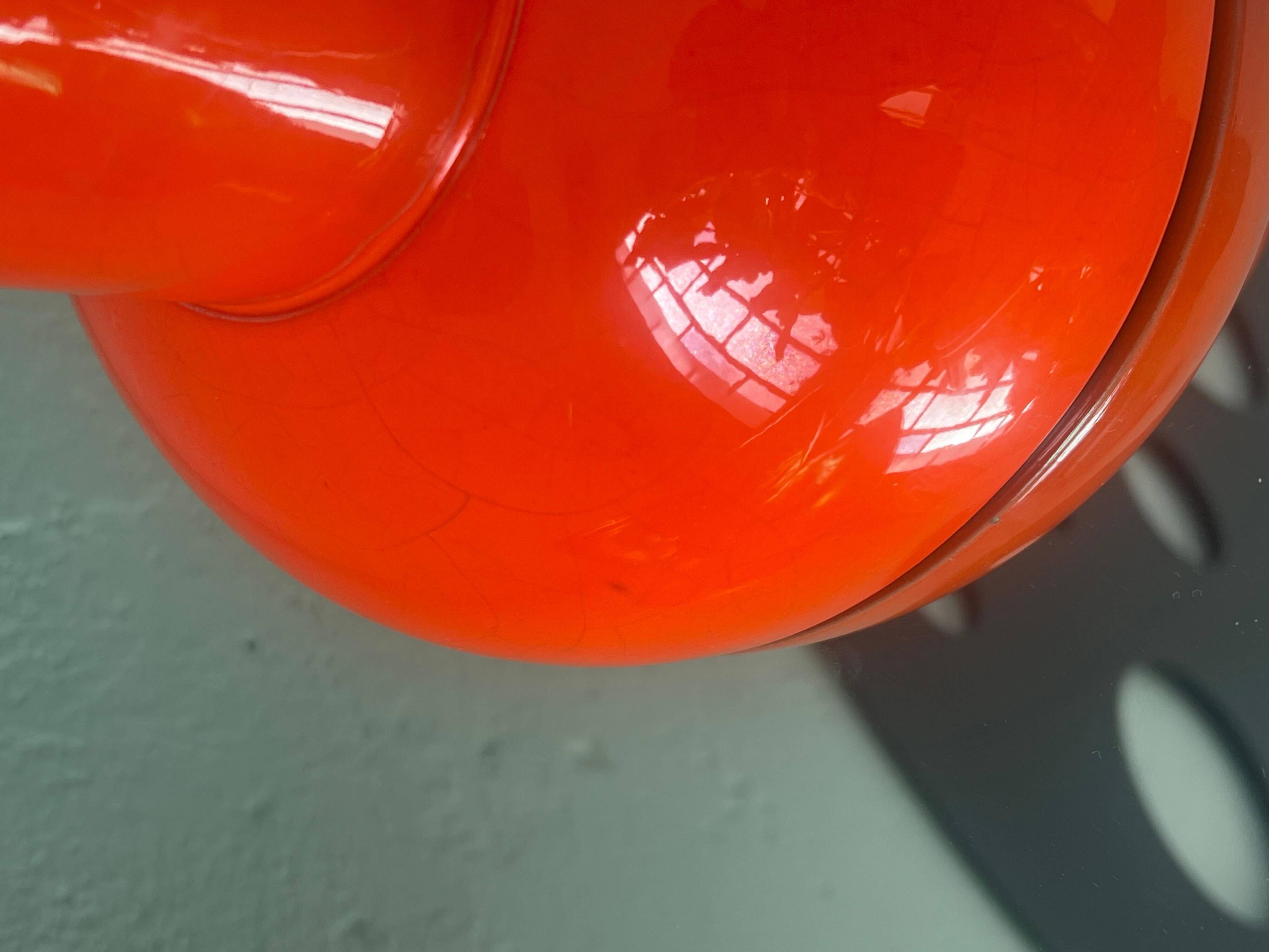 Vase en céramique de Gabbianelli fabriqué en Italie dans les années 1960, accent de bibliothèque.