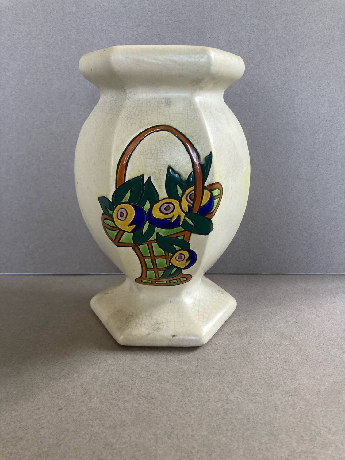 Art Deco ceramic vase Brussels