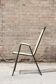Fauteuil fer forgé, laiton & scoubidou, France 1950s