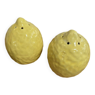 Duo salt shakers salt and pepper lemon slushie