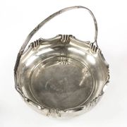Art Nouveau fruit basket, silver, Kaiser, Germany, early 20th century