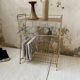 Vintage vinyl bedside side table