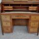 Time's roll-top desk Louis XVI, directoire era end 18th century mahogany