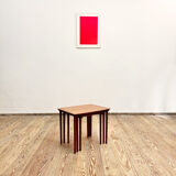 Set of Danish Mid Century Teak NestingTables, Coffee or  Sofa tables, Denkmark1950s
