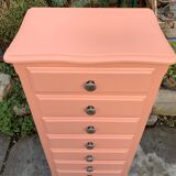 Vintage coral pink weekly planner H120