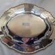 Vintage metal platter "silver on copper"