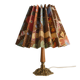 Lampe de table en laiton avec teck, Asea, Suède, années 1950.
