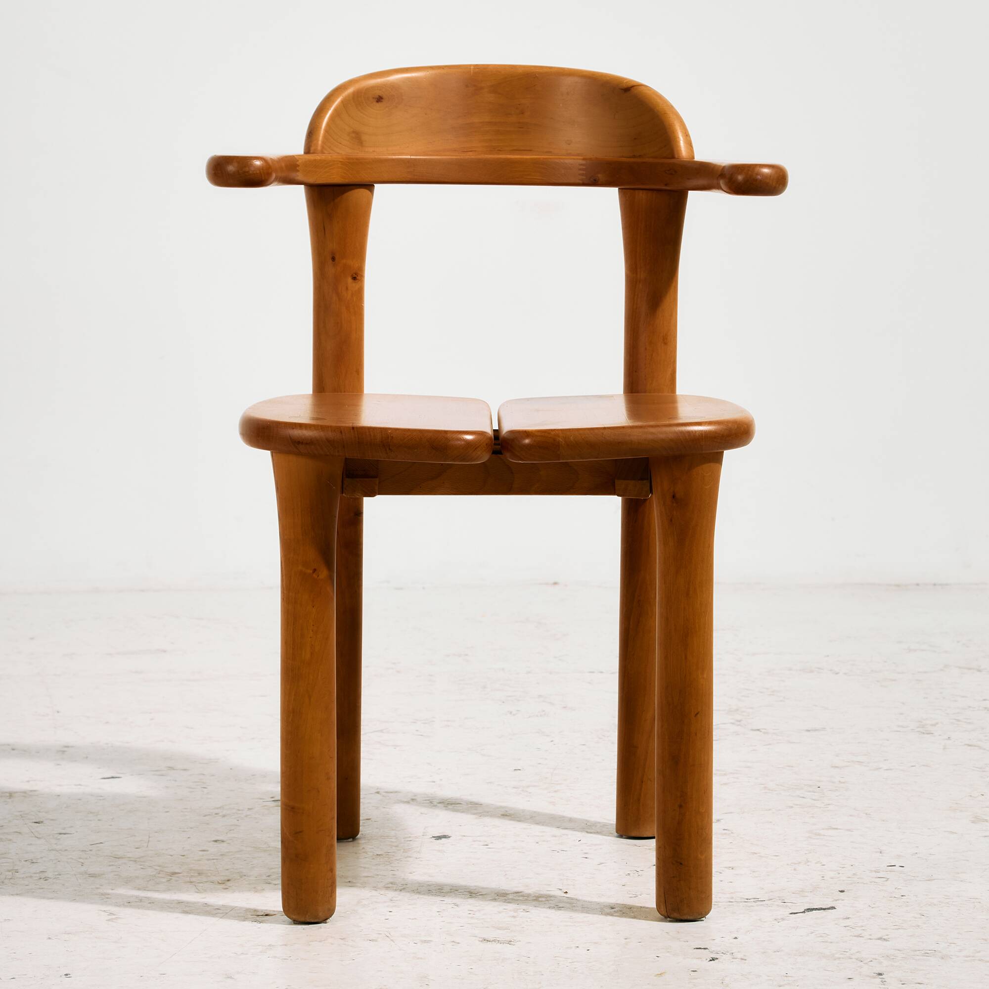 MK10590 Alder wood dining set by Erwin Berghammer for Team 7, Set of 7