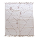 Tapis Beni Ouarain blanc