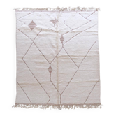 Tapis Beni Ouarain blanc