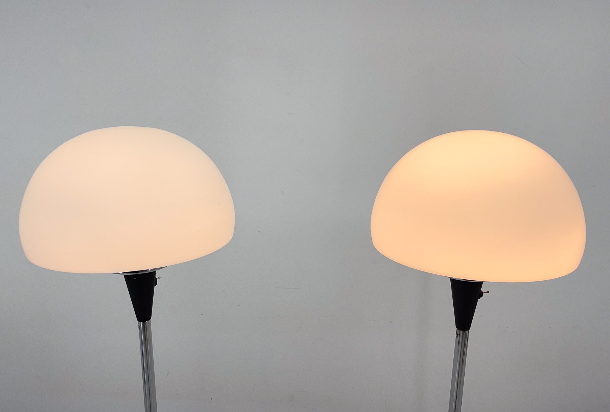 Pair of Two Floor Lamps by Jaroslav Bejvl for Lidokov, 1960s
