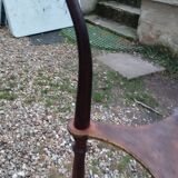 Antique Louis XVI style side table with marble top