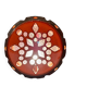 Large ceramic wall light, 1950s design.