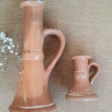 Stoneware candle holder