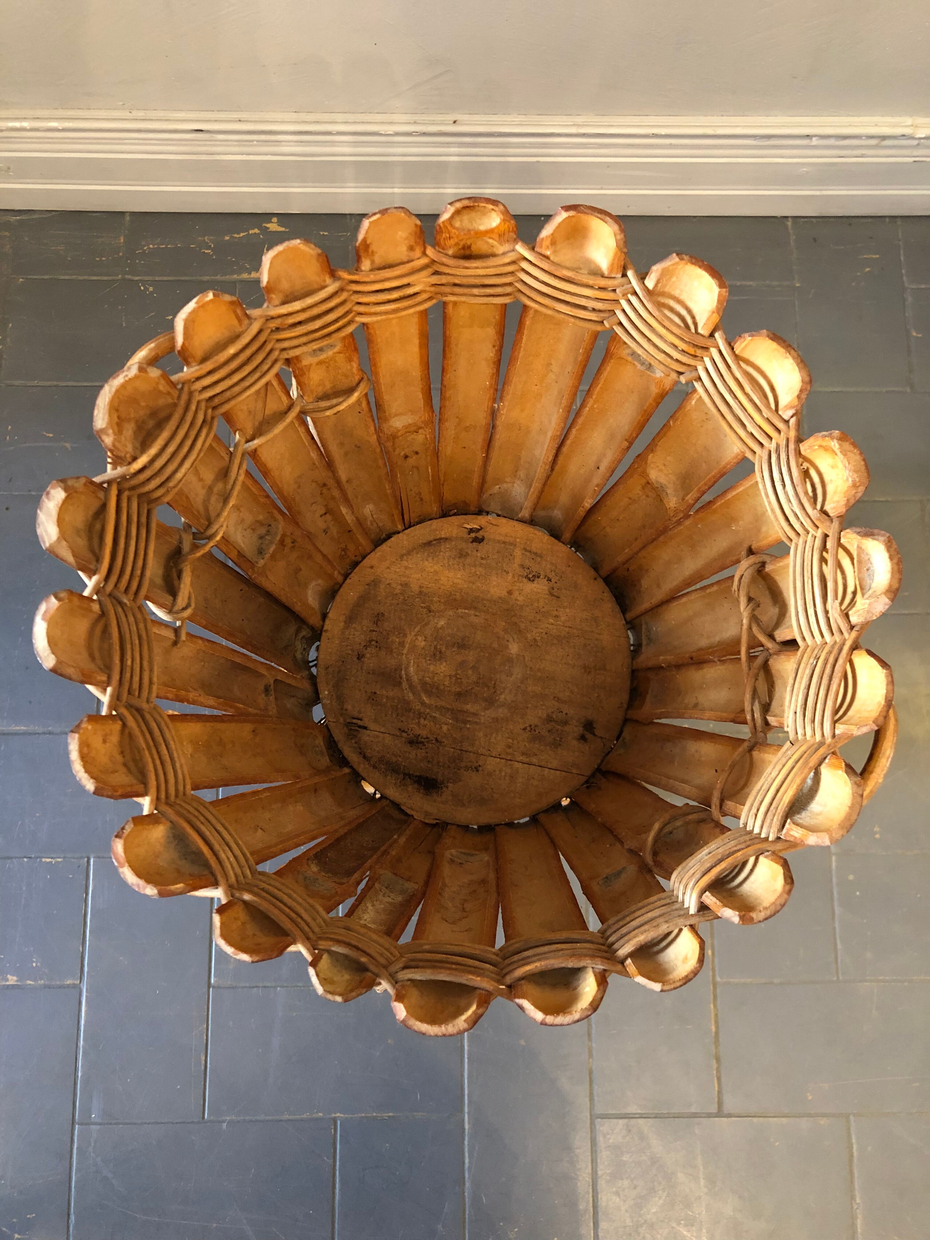 Plant holder, rattan pot cover