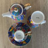 Teapot and cups "So French" decor of the galleon