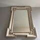 Art Nouveau wall mirror with a coloured gold frame by Meissen, 1930s, Germany.