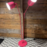 Design floor lamp TWIN pink metal