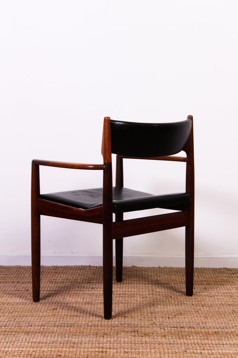 Chaise en palissandre par Kurt Østervig pour KP Møbler