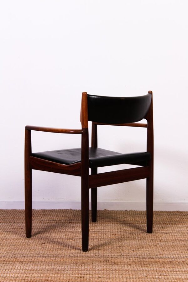 Chaise en palissandre par Kurt Østervig pour KP Møbler