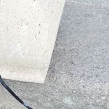 Lamp of the 70s in limestone