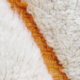 Handwoven natural wool rug, size 1.4/2.6 m.