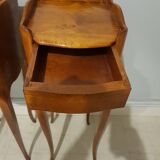 Pair of narrow bedsides Louis XV style