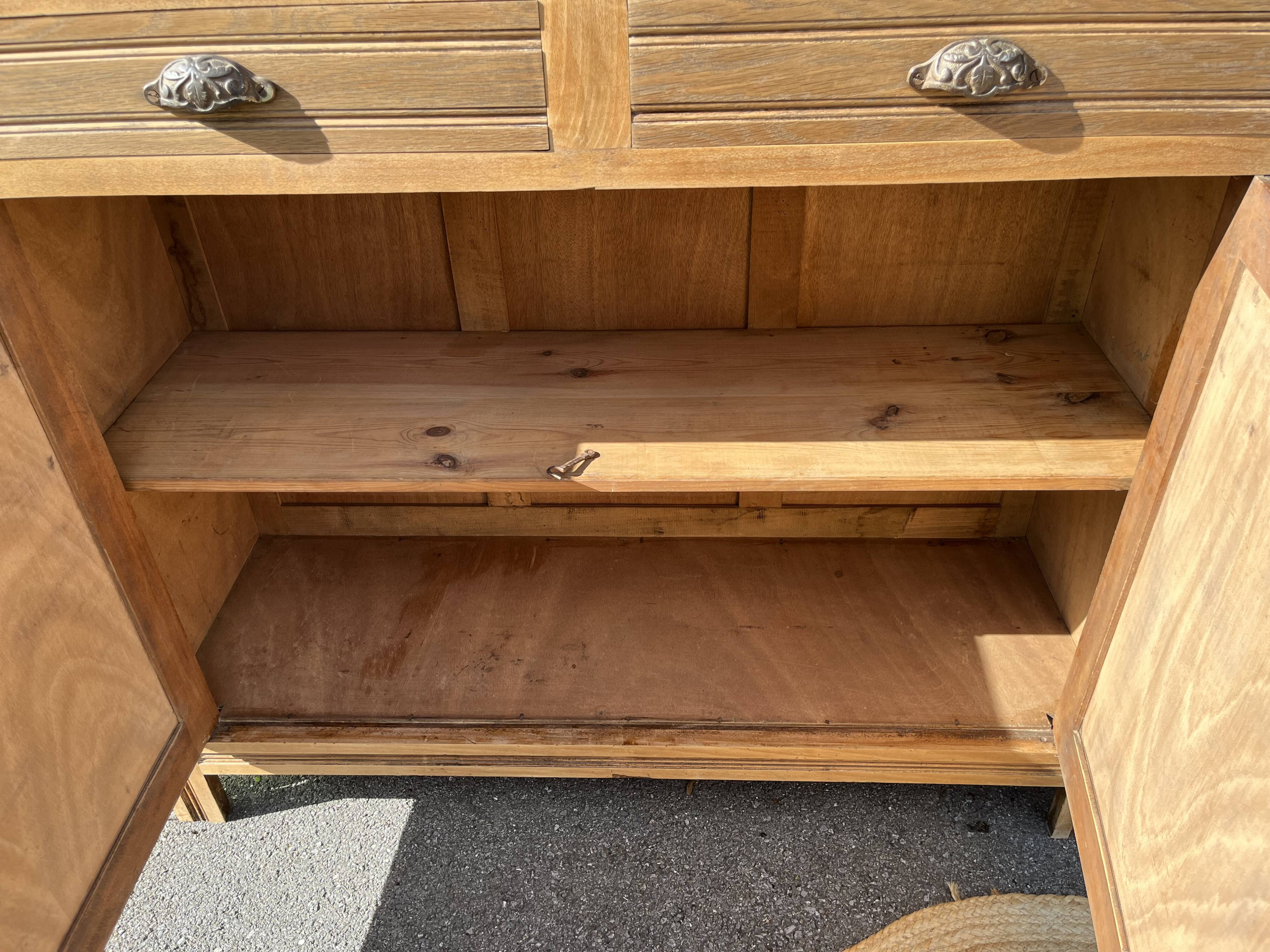 Art deco sideboard shell handles