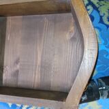 Louis XV commode with marquetry, gilded bronze and marble.