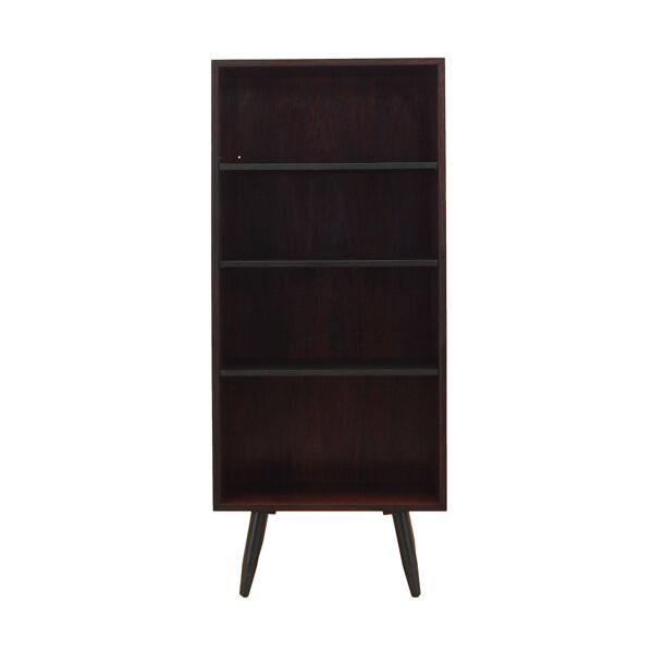 Bibliothèque en acajou, design danois, années 1970, fabriquée par Omann Jun.