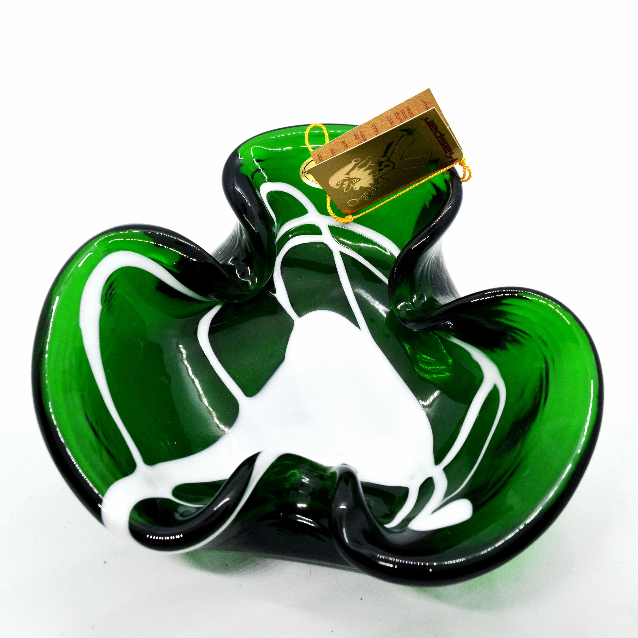 Kaspar Single Art glass ashtray, Germany 1970s