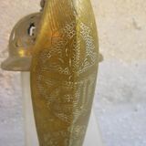 Oriental bronze snake lamp